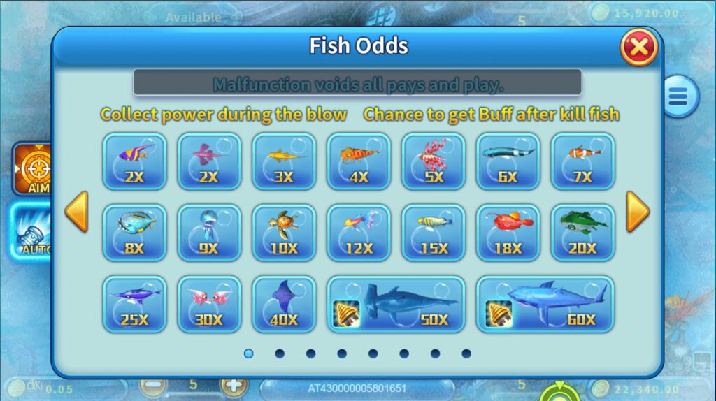 Một số thủ thuật cần lưu ý khi chơi lucky fishing